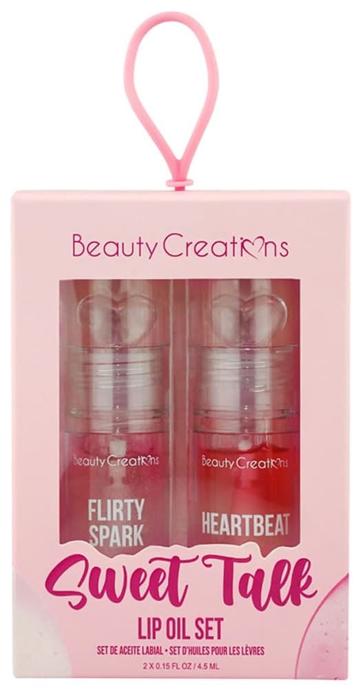 Kit Óleo Labial Beauty Creations Sweet Talk (2 Cores de 4.5mL)