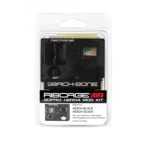 Kit para Gopro Back-Bone Ribcage AIR Hero4 Mod Kit - Preto