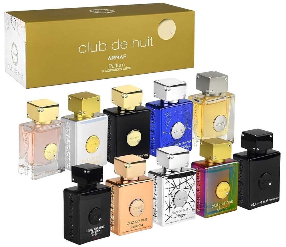 Kit Perfume Armaf Club de Nuit Parfum 10 de 5ml