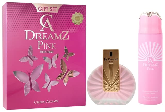 Kit Chris Adams Dreamz Pink Eau de Parfum 100ml + Desodorante 200ml - Feminino