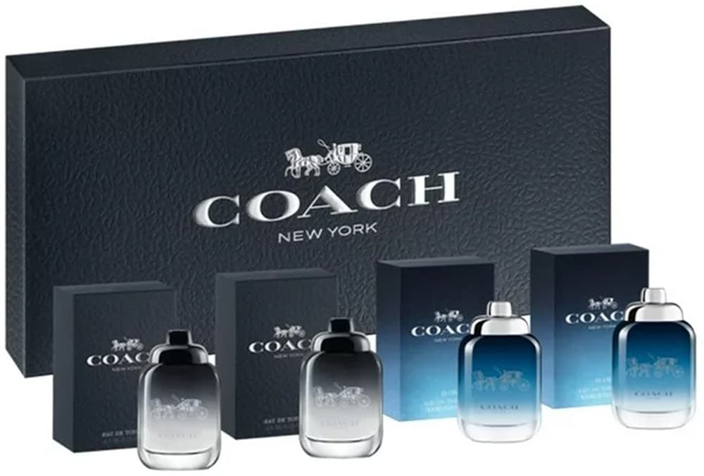 Kit Perfume Coach Floral Eau de Parfum 4X 4.5mL, Kit Perfume Coach Blue Eau de Parfum 4X 4.5mL, Kit Perfume Coach Green Eau de Parfum 4X 4.5mL