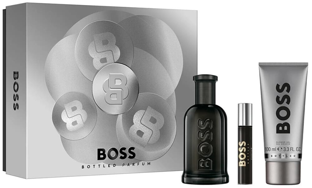 Perfume Hugo Boss Bottled Parfum 100ml + 10ml + Gel de Banho 100ml - Masculino