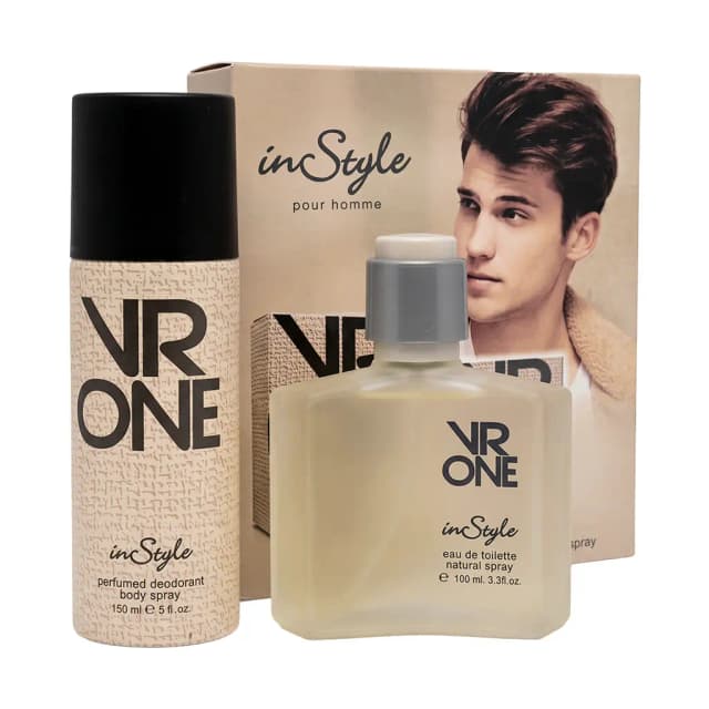 Kit Perfume Instyle Vr One EDT 100ml + Body Spray 150ml
