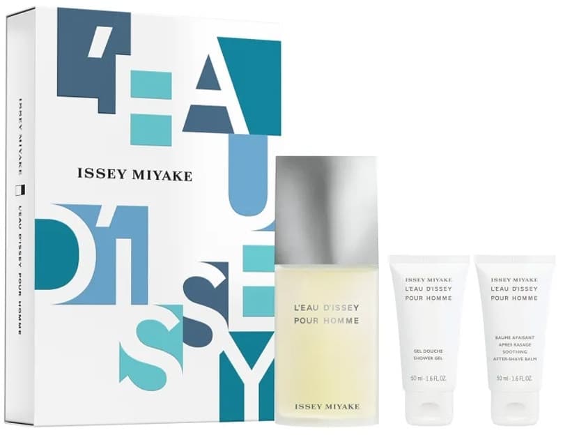 Kit Issey Miyake L'eau D'issey Pour Homme EDT 125ml + Shower Gel + After-Shave 2x50ml