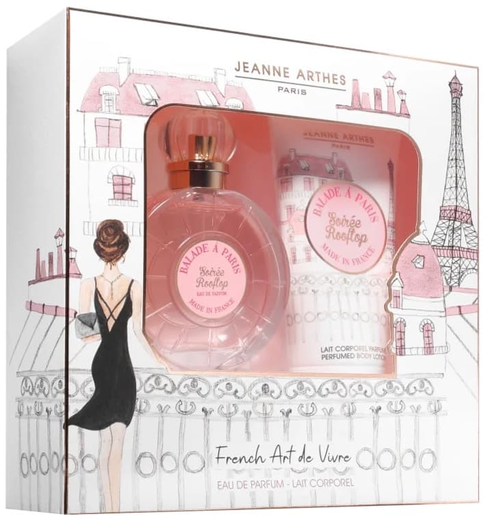 Perfume Jeanne Arthes Balade A Paris Soirée Rooftop EDP 100ml + Loção Corporal 150ml