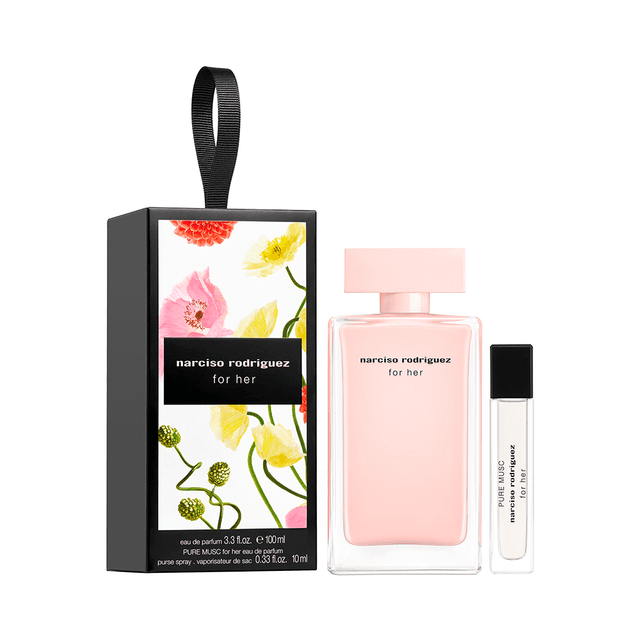 Kit Perfume Narciso Rodriguez For Her Eau de Parfum 100ml + Eau de Parfum 10ml