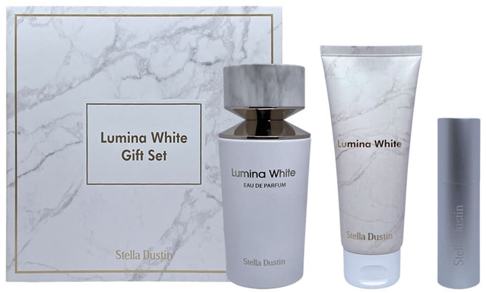Perfume Stella Dustin Lumina White Eau de Parfum 2 de 100ml + Body Lotion + Atomizador 5ml