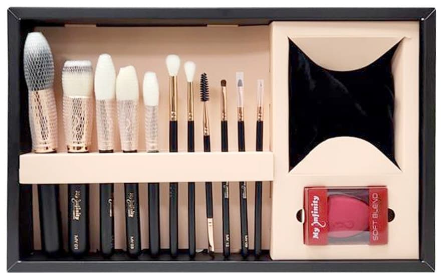 Kit Pincel de Maquiagem My Infinity (13 Peças)
