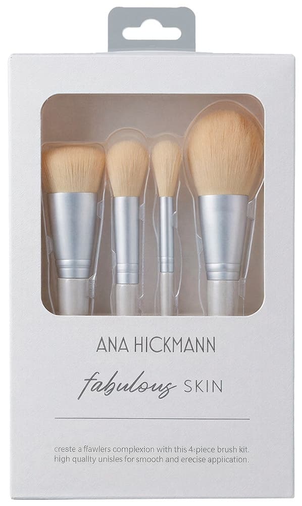 Kit Pincel Ana Hickmann Fabulous Skin - Ah043 (4 Unidades)