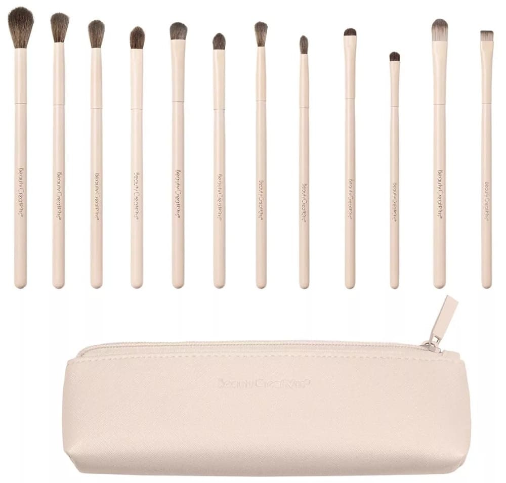 Kit de Pincéis Beauty Creations Nude X (12 Peças)