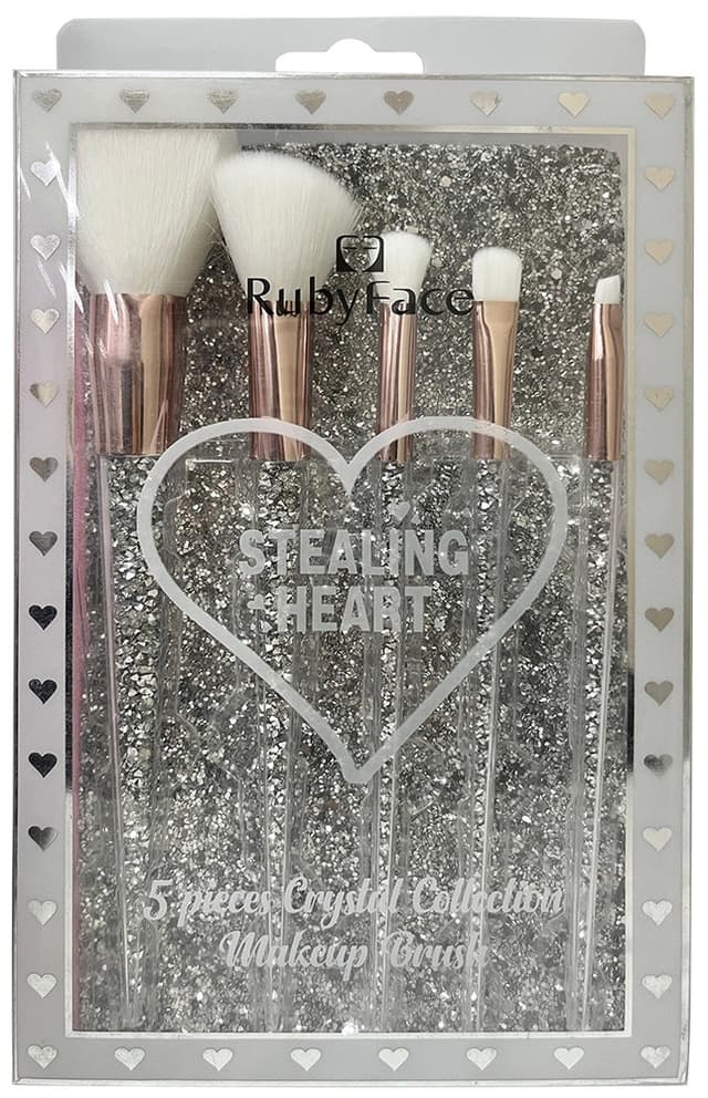 Kit de Pincéis Ruby Face Stealing Heart Y21831 (5 Peças)