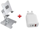 Anúncio: Kit Quanta Suporte de Mesa QTSMA20 + Carregador QTCCR45