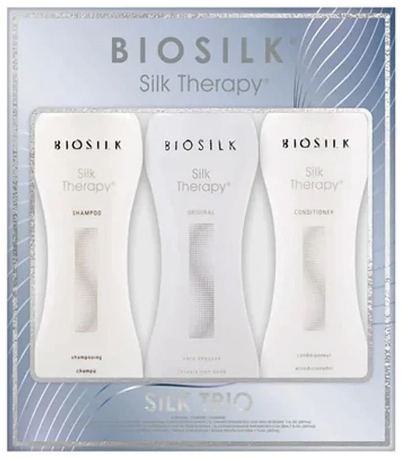 Kit Shampoo + Condicionador + Tratamento BioSilk Silk Therapy (3 de 355mL)