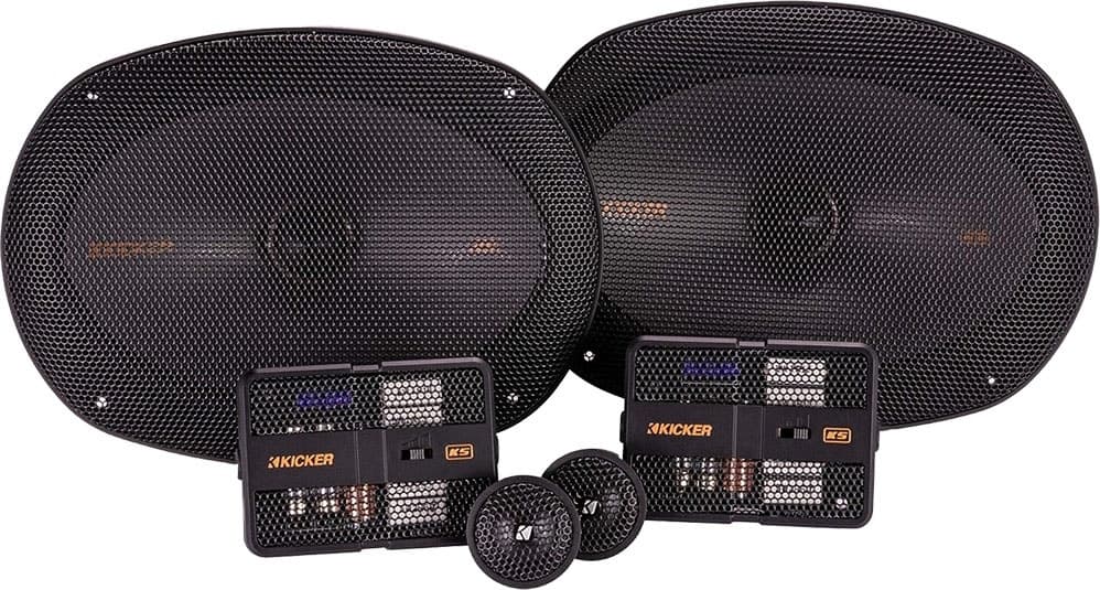 Kit Subwoofer Kicker 6 X 9" + Tweeter 1.25" 47Kss6904 - 300 Watts