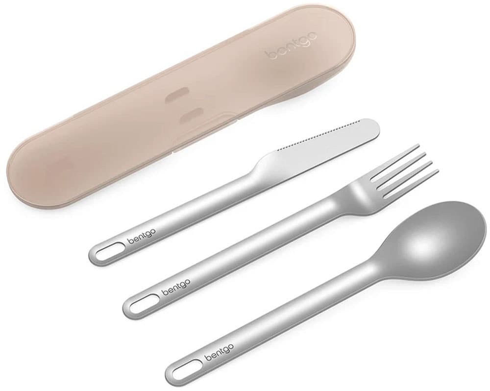 Kit Talher Bentgo Travel Utensil Set - Bgssut-Sd Sand