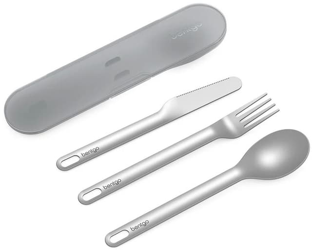 Kit Utensílios Bentgo Travel Utensil Set - Bgssut-Y Cinza