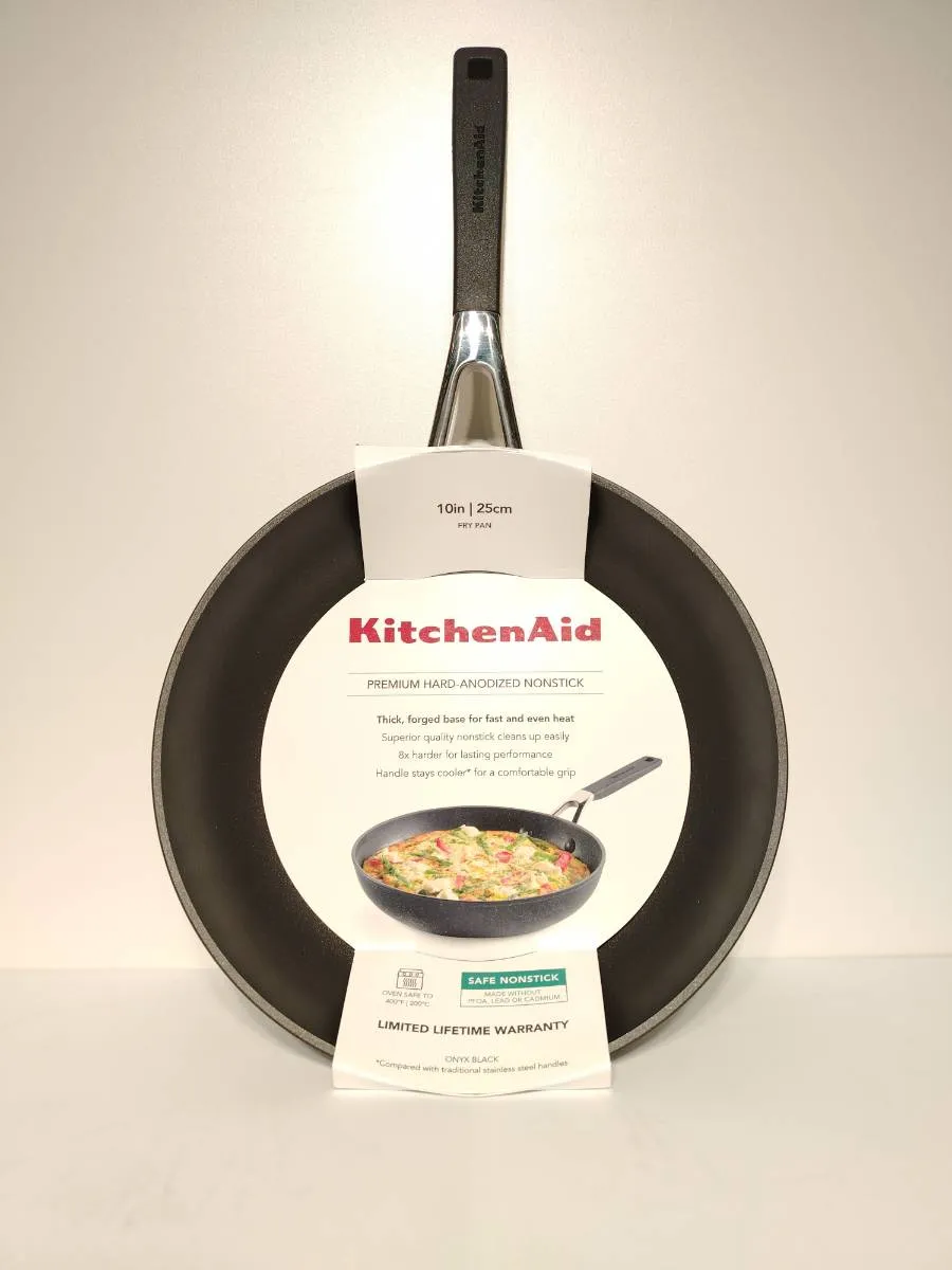 Frigideira Antiaderente Kitchenaid Triple Camada 25CM Indução Preto