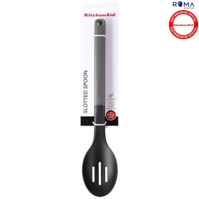 Colher Escumadeira KitchenAid KHA004OHCHGG Cinza Carvão