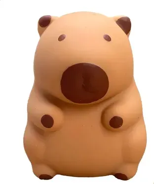 Brinquedo K.k Toys Capibara Squishy Marrom