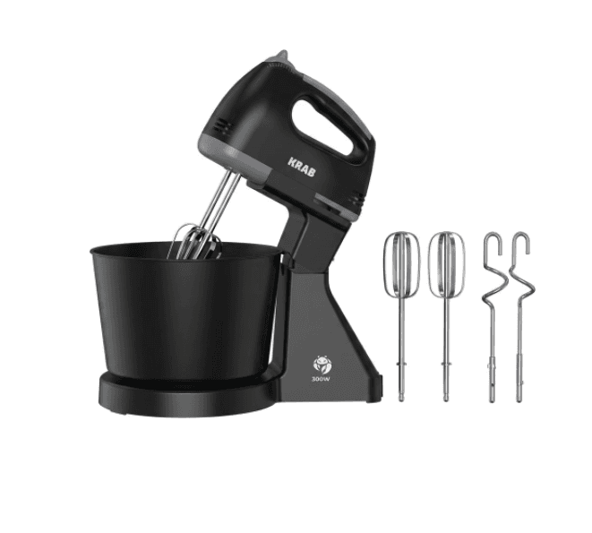 Batedeira Krab Kbbb30 300W 220V 50-60Hz 4 Peças Preto