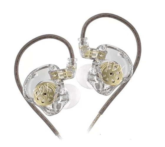 Fones de Ouvido Kz Auricular Edx Lite 3.5Mm Transparente