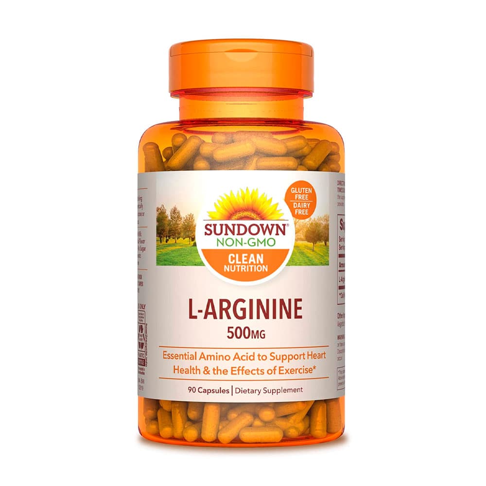 Cápsulas de L-Arginina Sundown 500MG 90