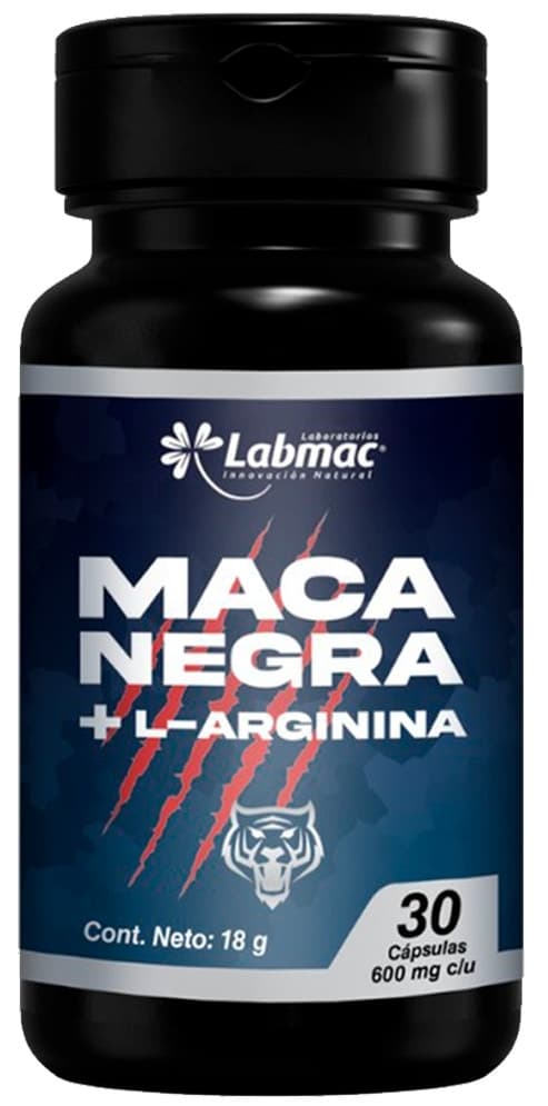 Suplemento Labmac Prosta Maca Negra+L-Arginina (30 Cápsulas)