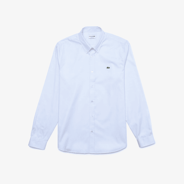 Lacoste Camisa Masc CH2933 23 T01 (38) Celeste