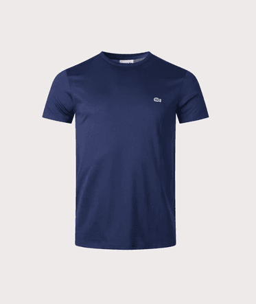 Camiseta Lacoste Classic Th6709 23 166 Azul Marinho Tam. 7
