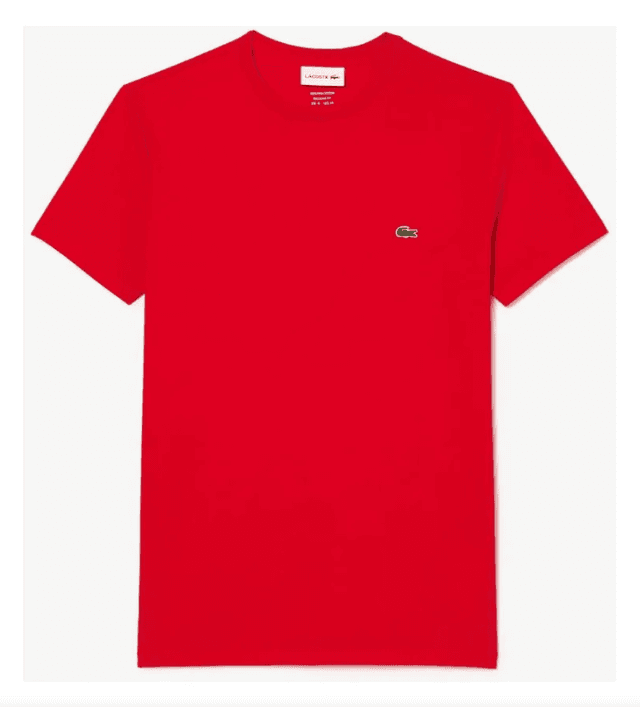 Lacoste Remera Masc TH3202 23 240 (5) Rojo