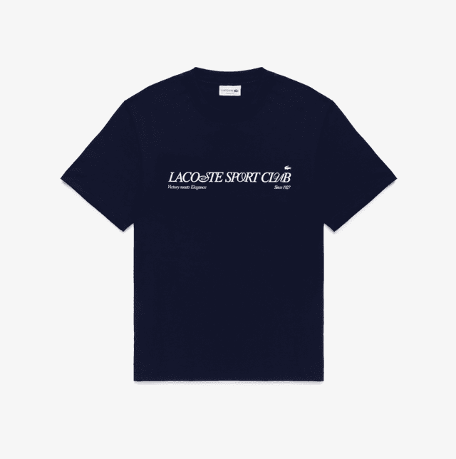 Lacoste Remera Masc TH3604 23 166 (6) Azul Oscuro