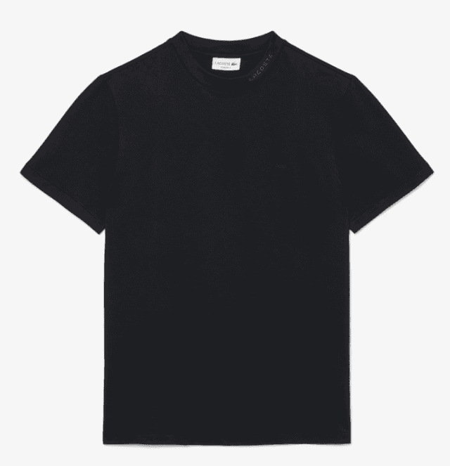 Camiseta Lacoste Masculino Th5060 Preto Tamanho (8)