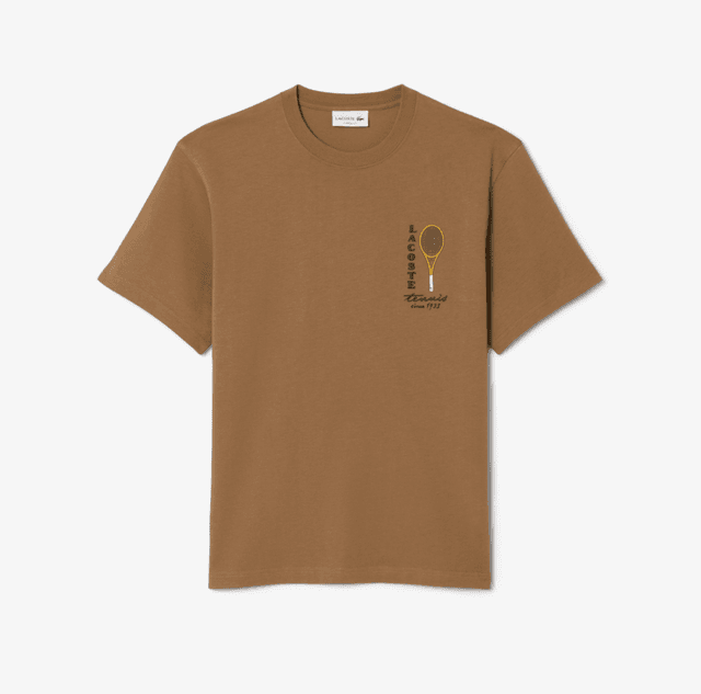 Lacoste Remera Masc TH9991 23 Six (3) Marron Claro