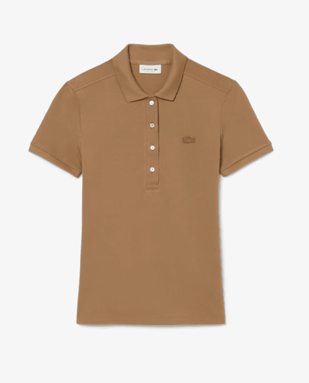 Lacoste Remera Polo Masc PF5462 23 Six (40) Marron Claro