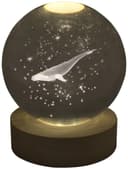 Anúncio: Lâmpada Esfera de Cristal 3D Baleia
