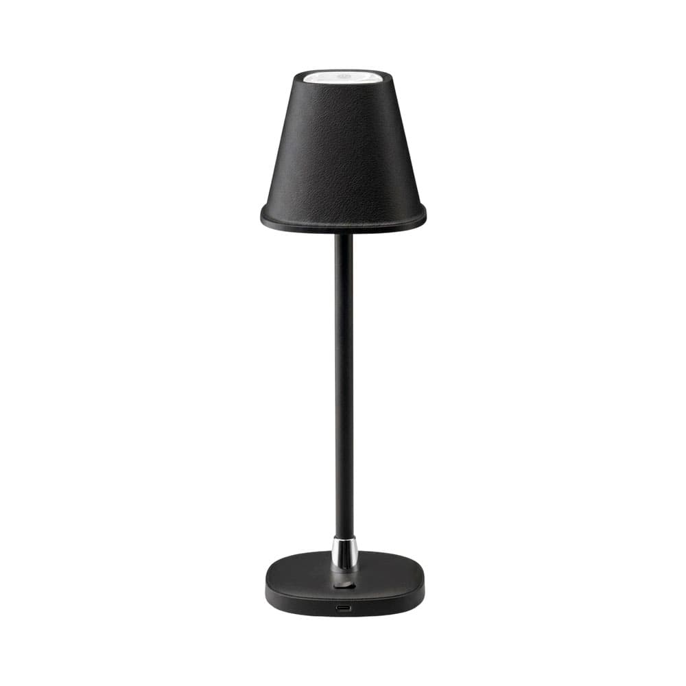 Luminária de Mesa Luxor Lx-3C504B Recarregável Preta