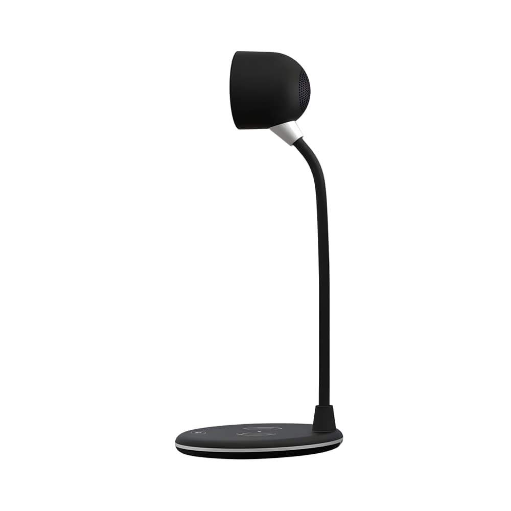 Luminária de Mesa LED com Carregador Sem Fio e Speaker L4 532-6 5W Preto