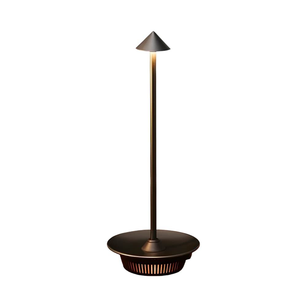Luminária de Mesa Wilit N-W50-N RGB 3 Níveis de Brilho Bivolt Preto