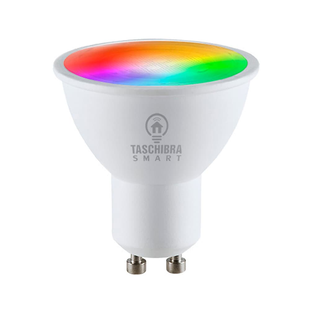 Lâmpada Smart Wifi Taschibra Mr16 RGB 4.8W