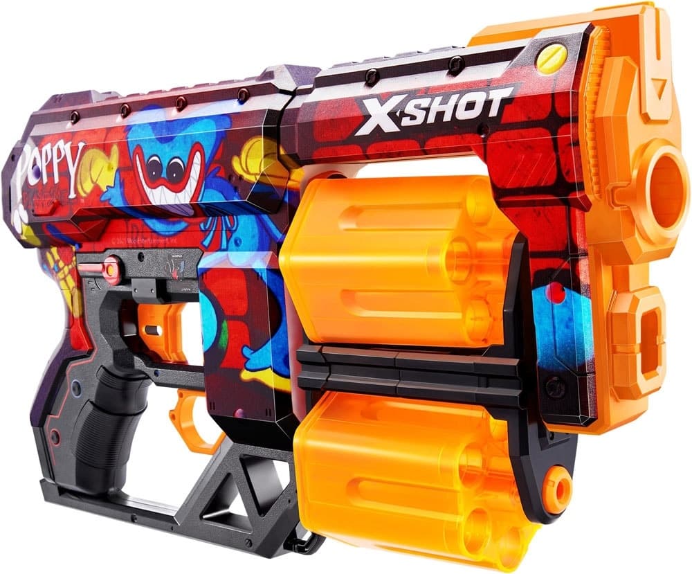 Lançador de Dardos X-Shot Dread Toony Poppy Playtime Zuru