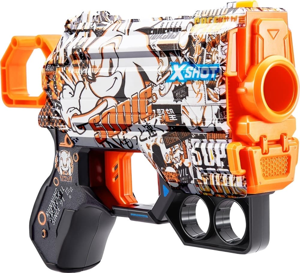 Lançador de Dardos X-Shot Retro Sonic The Hedgehog Zuru