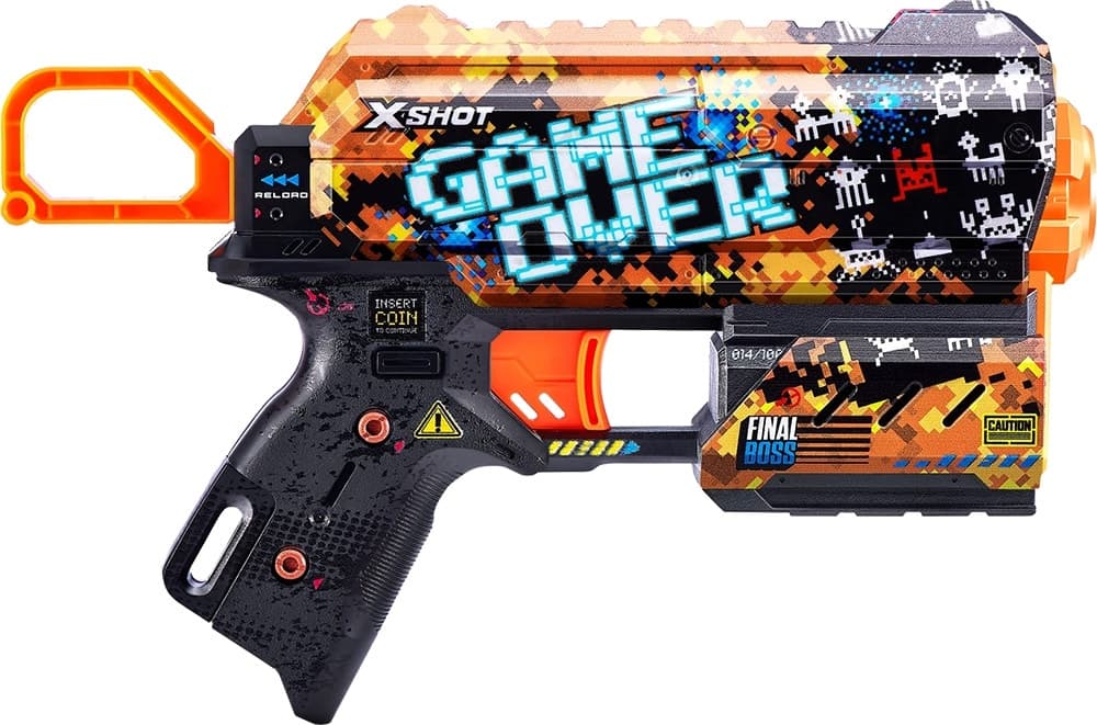 Lançador de Dardos Zuru X-Shot Skins Flux Game Over