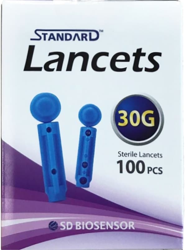 Lancetas Standard 30G Sd Codefree - 100 Peças
