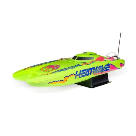 Lancha Pro Boat Blackjack 24" V2 Catamarã Heat Wave Visual