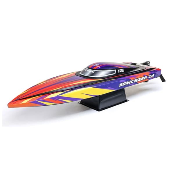 Lancha Pro Boat Sonicwake 24" Deep-V Blx Rtr Vermelha Prb-1992T1