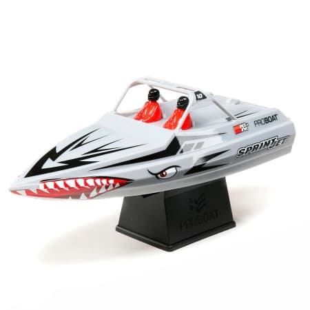 Lancha Pro Boat Sprintjet 9" Self-Right Jet Boat Rtr Prata