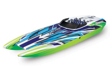 Lancha Traxxas Dcb M41 Catamarã Tsm Green