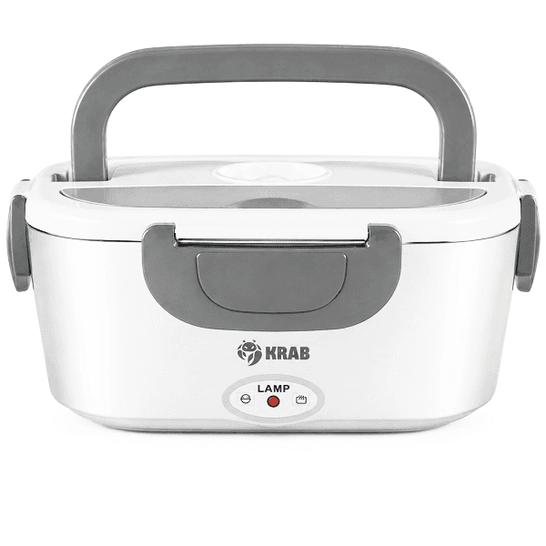 Lancheira Elétrica Krab Kbmpe40 1.5 Litros Bivolt Branco/Cinza