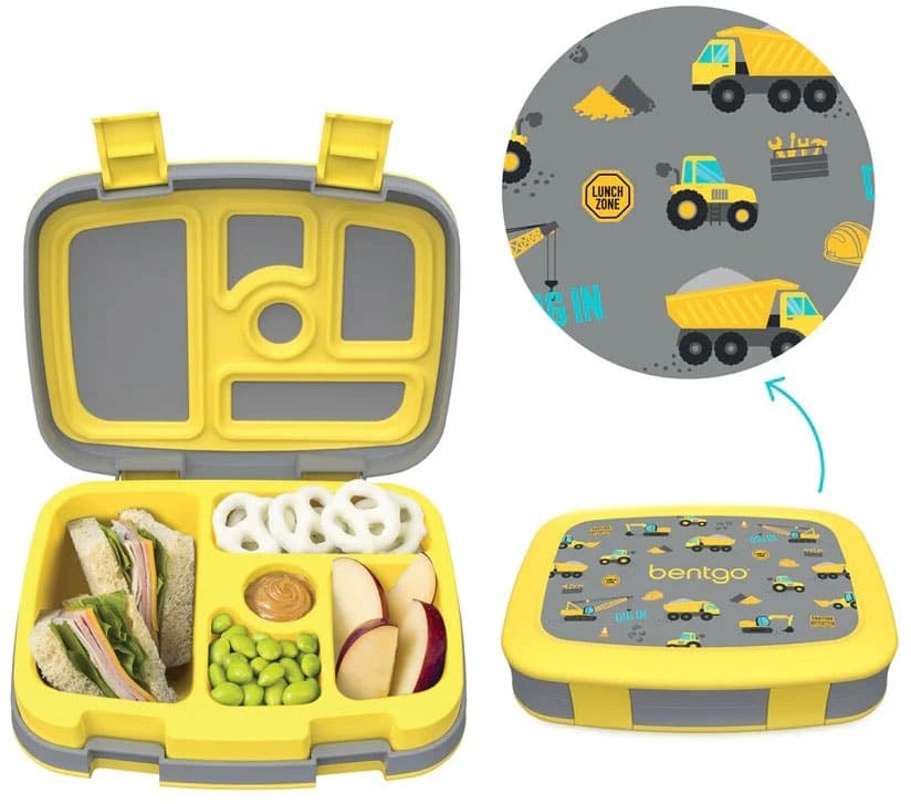 Lancheira Escolar Bentgo Kids Construction Trucks