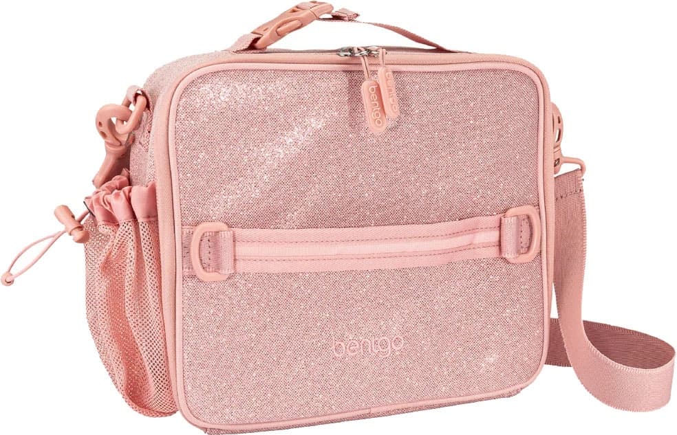 Lancheira Escolar Bentgo Kids Petal Pink Glitter